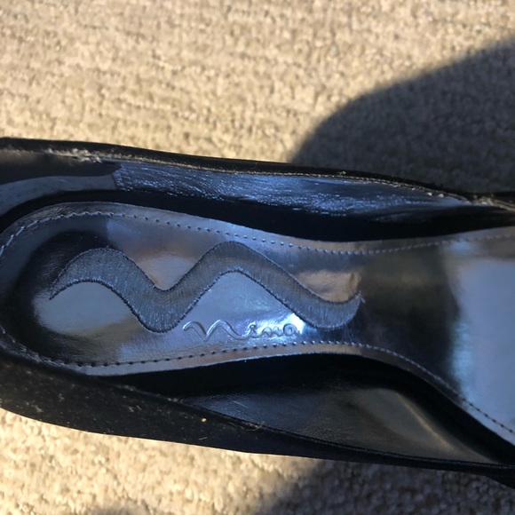 NINA Satin Open Toe Heels - Picture 2 of 5